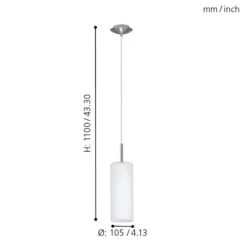 EGLO Suspension Troy Elegance I -Eglo 1000110933 200623 10014100085 SKETCH DETAILS P000000001000110933 sketch