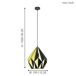 EGLO Suspension Carlton I 16 EGLO Suspension Carlton I -Eglo 1000130516 200623 10014300146 SKETCH DETAILS P000000001000130516 sketch