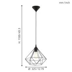 EGLO Suspension Tarbes 9 EGLO Suspension Tarbes -Eglo 1000130672 210610 06201500111 DETAILS P000000001000130672