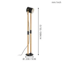 EGLO Lampadaire Hornwood -Eglo 1000178347 200623 10014900324 SKETCH DETAILS P000000001000178347 sketch