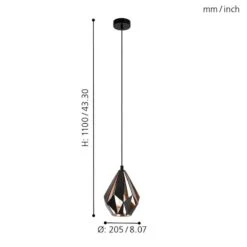 EGLO Suspension Carlton III -Eglo 1000178408 210610 06202500221 DETAILS P000000001000178408