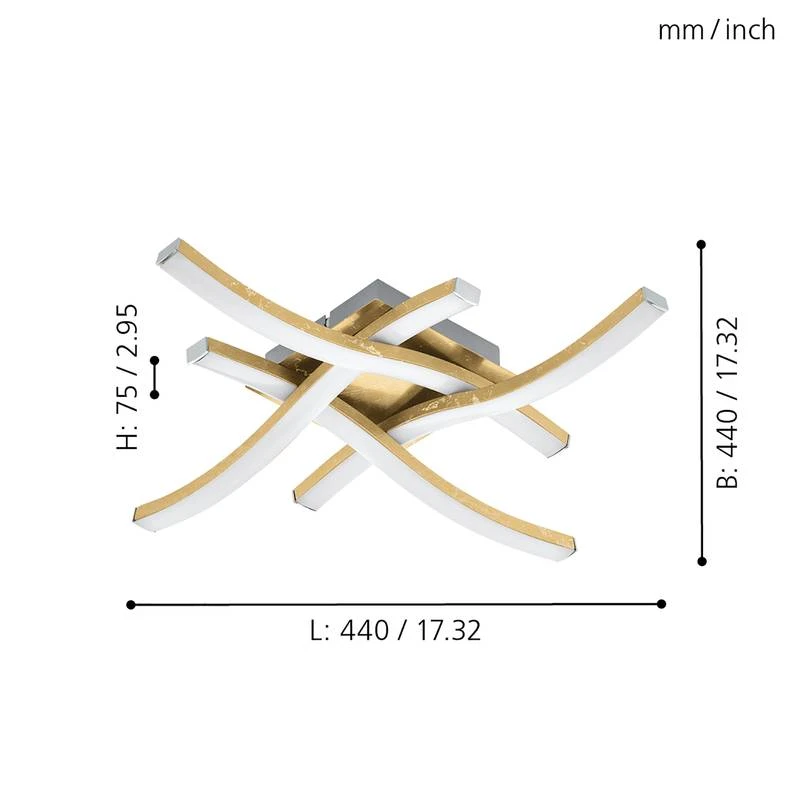 EGLO Plafonnier Cabezas IV 4 EGLO Plafonnier Cabezas IV – Image 2