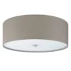 EGLO Plafonnier Pasteri -Eglo deckenleuchte pasteri ii webstoff glas 3 flammig haselnuss 4977952