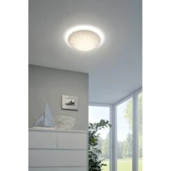 EGLO Plafonnier LED Margitta -Eglo led deckenleuchte margitta glas 1 flammig 4235200