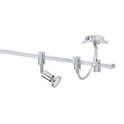 EGLO Plafonnier LED Vilanova I Aluminium -Eglo led deckenstrahler vilanova i aluminium 5 flammig 4572732