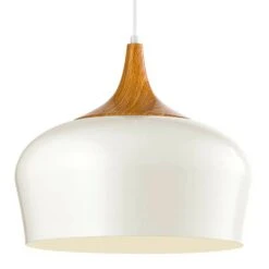 EGLO Suspension Obregon -Eglo pendelleuchte obregon stahl 1 flammig creme 4576832