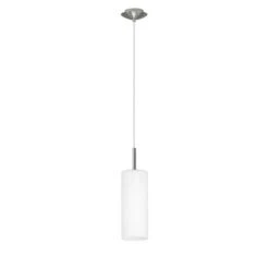 EGLO Suspension Troy Elegance I -Eglo pendelleuchte troy elegance i glas stahl 1 flammig 4976132