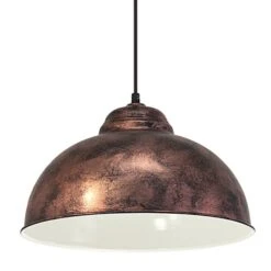 EGLO Suspension Truro -Eglo pendelleuchte truro stahl 1 flammig kupfer 4572516