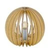 EGLO Lampe Cossano -Eglo tischleuchte cossano holz stahl 1 flammig 4977980